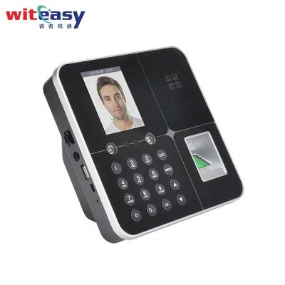 China Check In Test Out Of Office Equipment Punch Time Attendance Machine With Face Fingerprint Card Sensor 153X157X90mm for sale