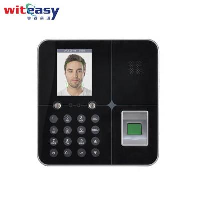 China Fingerprint Recognition Time Clock Punch Thumb Facial Machine 153X157X90mm for sale