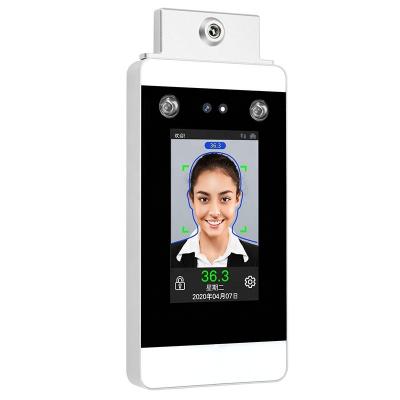 China Touch Screen Biometric Dynamic Facial Recognition Access Control Device With Temperature Sensing Terminal for sale