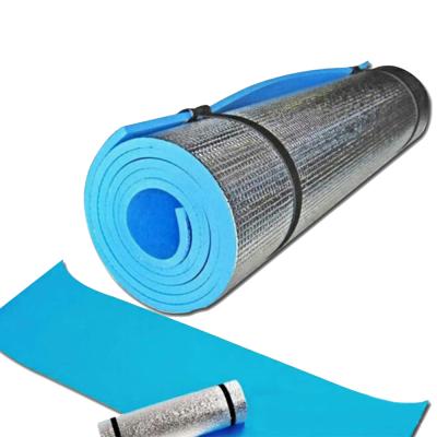 China Yoga Camping Mat Blanket Lightweight Sleeping Mattress Beach Picnic Fox Mat EVA Aluminum Film Moisture Pad Yoga Mat Desert Increasing Bed for sale