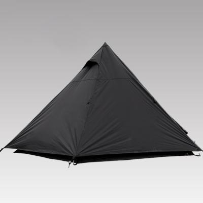 China Custom Luxury 8 Person Family Camping Waterproof Indian Logo Straight Tying Type Tent for sale