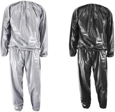 China Hot Wholesale Sauna Fitness Exercise Slimming Body Gym PVC Sauna Suit For Men Weight Loss for sale