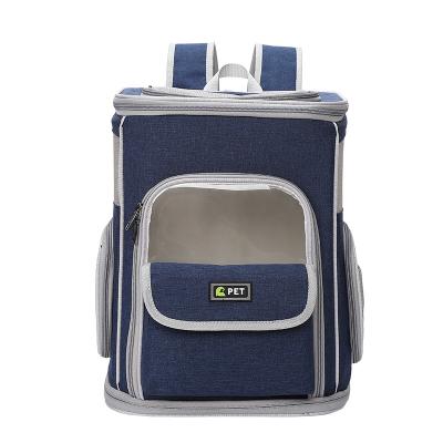 China Pet Backpack Travel Dog Teddy Car Folding Pet Food Bag Breathable Shopping Cat Handled Portable for sale