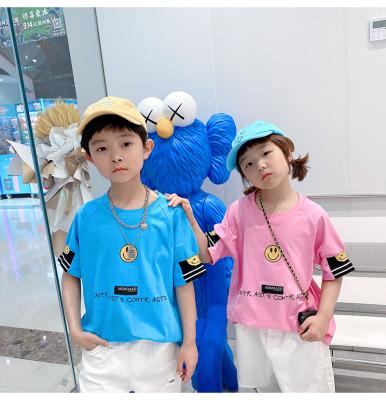 China QUICK DRY Kids Short Sleeve 100% Cotton Spring Summer Boys Shirts T-Shirts Custom For Boys 5 Year Old Boy Thirts Kids for sale