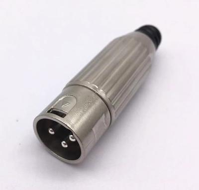 China audio & Video 3pin XLR High End All Metal Male Connector for sale