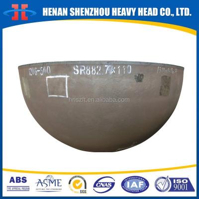 China Industrial Boiler Composite Materials Furnace Head Hemispherical EN 10204 3.1 for sale