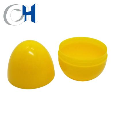 China Kids Action Ability Wholesale Creative Yellow Plastic Eggs for sale