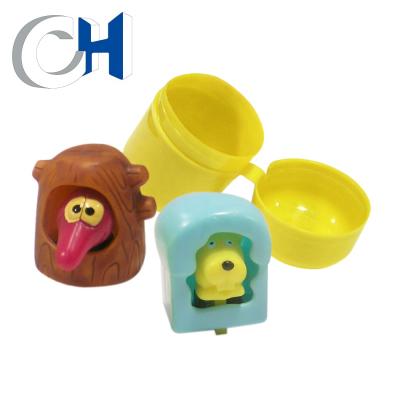 China Wholesale Creative Freewheel 40mm Colored Plastic PP Surprise Eggs Animal Toy for sale