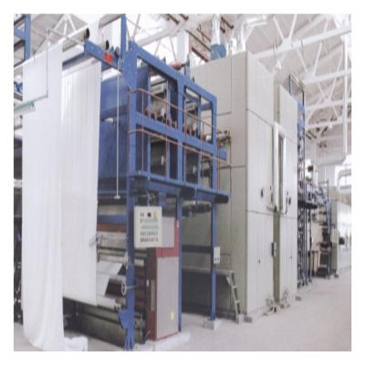 China Hotels Padding And Protection Warm Cold Batch Dyeing Warm Drying Damp Warp Dyeing Line Fixture Textile Equipment for sale