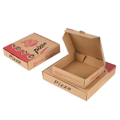 China Recycled Materials Manufacturing Professional Custom Printed Corrugated Pizza Box for sale