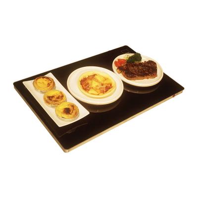 China Commercial Electric Heated Dish Hotel Table Top Glass Panel Shabbat /Food Warmer Tray /Food Keep Food Warm for sale