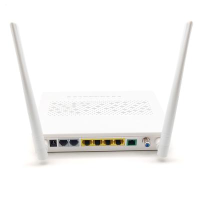 China FTTH FTTH 4GE+USB+2Tel+Wifi(AC)+Catv XPON ONU with dual band wifi5 for sale