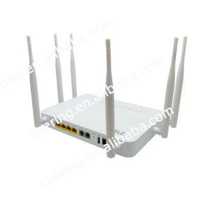 China Brand New F680 Home Optical Network Terminal 4GE+2POTS+WIFI Dual Band Optical Router Terminal High Firmware English Ports For FTTH for sale