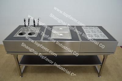 China Combine buffet table noodle station for sale