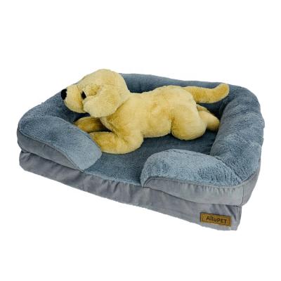 China 2021 New Product Removable Luxury Sofa Cover Hot Sale Folding Dog Bed Washabl Washable Pet for sale