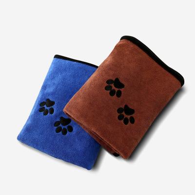 China Breathable Dog Towel Pet Bath Towel Super Absorbent Microfiber Dog Drying Towel for Small, Medium, Large Dogs and Cats for sale