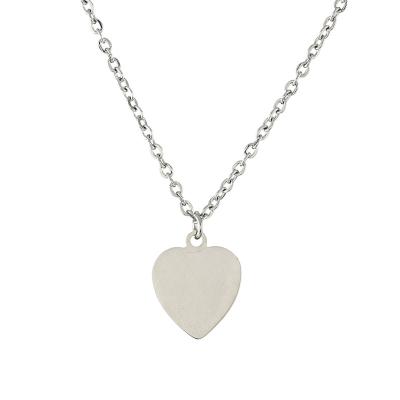 China Stainless Steel Trendy Heart Fashion Pendant Necklace, Promotion Gift Jewelry for sale