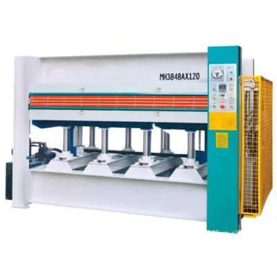 China Furniture workshop hot press machine for veneer lamination for sale