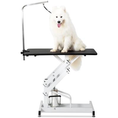 China Z-Lift Pet Dog Hydraulic Pet Grooming Table Heavy Duty Large Height Pet Grooming Table for sale