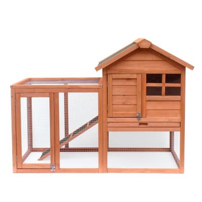 China Waterproof Outdoor Soild Wooden Large Cat Cat Wooden Pet Cat Rabbit House With Porch for sale