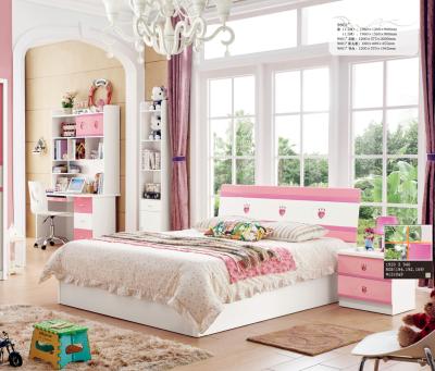 China 2021European Style Children's Bedroom Modern Furniture Kid's Modern Lovely Wind Princess Bed Kids Bed for sale