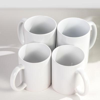 China Viable Custom Printing 11OZ 15OZ Coffee Mugs OEM Sublimation Mugs Ceramic White Mugs for sale