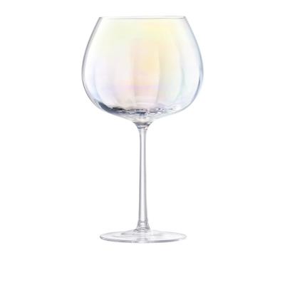 China CLASSIC Wedding Tumbler Pearl Color Modern Banquet Party Stem High-Footed Elegant Long Wine Glasses for sale