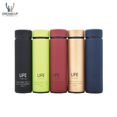 China Stocked Promotion custom bpa free double wall stainless steel tea infuser bottle for sale