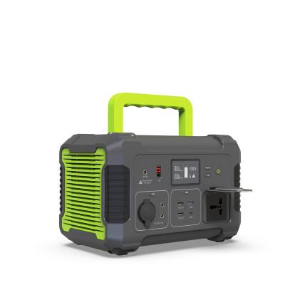 China Fast Charging Support OEM 500W Portable Power Station With 110v 220v For Outdoor Use for sale