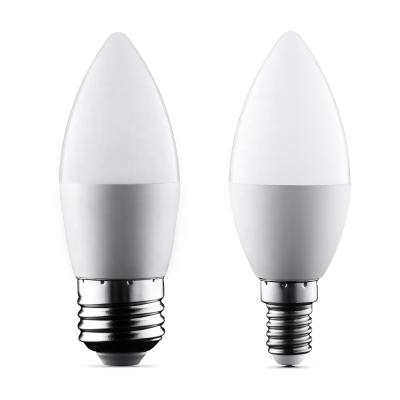 China Residential C35 LED Candle Lights AC85-265V C37 7W E14 E27 LED Candle Bulb for sale