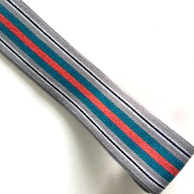 China Wholesale Custom Single Face Patterned Polyester/Strap Jacquard Ribbon Elastic Band Nylon Woven Webbing for sale