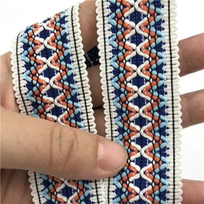 China High Tenacity Custom 3cm Embroidered Woven Jacquard Ribbon For Dog Collar Jacquard Ribbon for sale