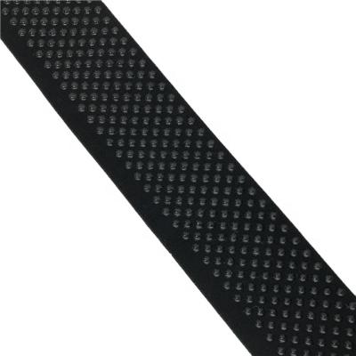 China Custom Silicone Elastic Non Slip Elastic Silicone Webbing For Garment Silicone Nylon Dotted Elastic Band for sale