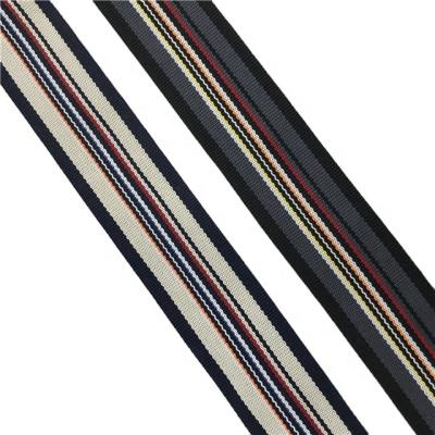 China Hot High Tenacity Fabrics Striped Braided Custom DIY Clothing Belt Dress Hat Decoration Accessories for sale