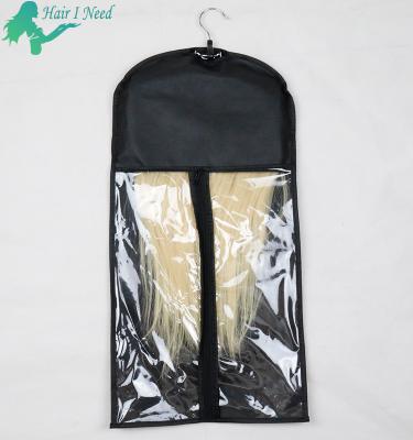 China Recyclable Custom Logo Suit Case Bag Hair Extensions Storage Hanger Bag Available for sale