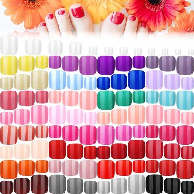 China Easy Apply Promotion Full Cover Nail Glitter ABS Artificial Nails Design Nails Accessories for sale