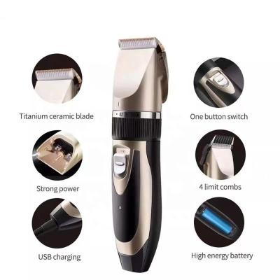 China Wholesale Rechargeable Household Pet Hair Trimmer Dog Cat Electric Shavers Hair Cutter for sale