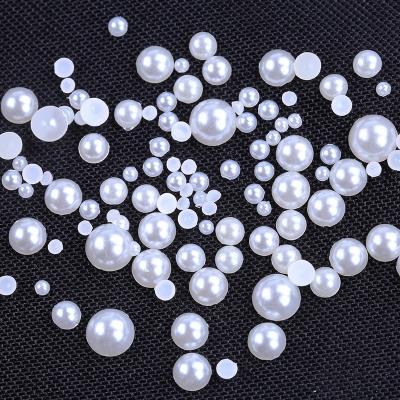 China Best Quality Round Flatback High Nickel Free Epoxy Hot Fix Half Bead for sale