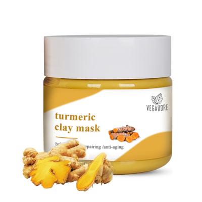 China OEM Private Label Skin Care Anti Wrinkle Turmeric Turmeric Cl Turmeric Face Deep Cleansing Clay Mask for sale