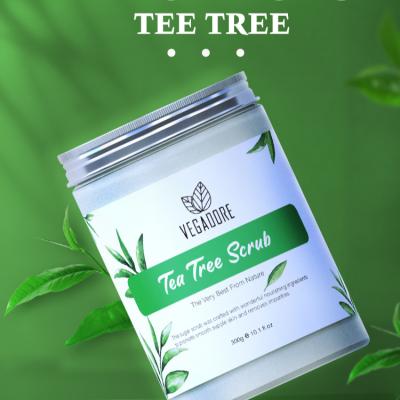 China Exfoliator Body Scrub Customized Natural Whitening Exfoliate Tee Tree Body Scrub for sale