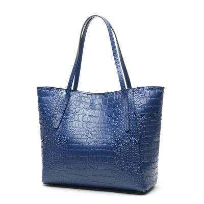 China Crocodile Shoulder Bag Crocodile Pattern Shoulder Bag Leather Fashion Bags Designer Tote Handbag Women Handbags for sale