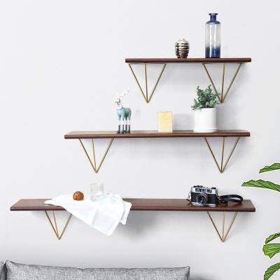 China 2022 Thick Wooden Wall Mounted Floating Shelves (Amazon Amazon Hot Selling Adjustable European Style Other) for sale