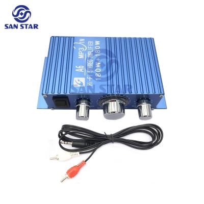 China 180W Mini Hi-Fi Stereo Arcade Game Machine Room Amplifier 180W Audio Amplifier High Fidelity 4 Audio Amplifier for sale