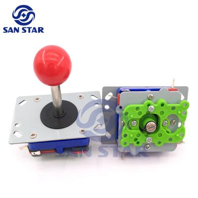 China Metal Joystick Can Change 2 Ways 4 Ways And 8 Ways Game Machine Parts Bat Along Oval / Top Joystick Sharf Zippyy Joystick Bat for sale