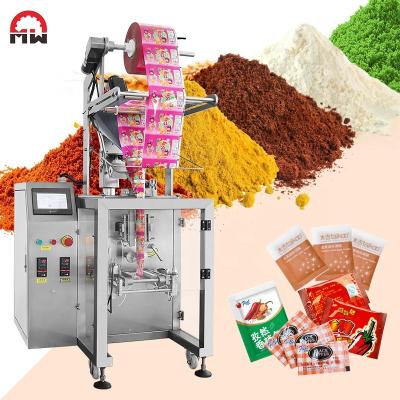 China 2022 10g 50g food stand up bag automatic vertical trilateral quad seal packaging machine for coffee milk powder for sale