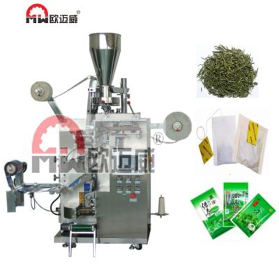 China High Accuracy Automatic Food Packaging Machine With Wire And Label Tea Bag Packing Machine for sale