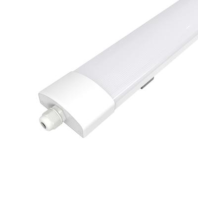 China High quality IP65 warehouse sale PC good housuing 18w 36w 45w led tri batten light waterproof led tube for sale