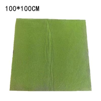 China Eco-friendly Artificial Moss Turf 1M x 1M Simulation Soft Green Lawn Eco-Friendly Non-Toxic Durable Carpet Artificial Plants For Festivals for sale