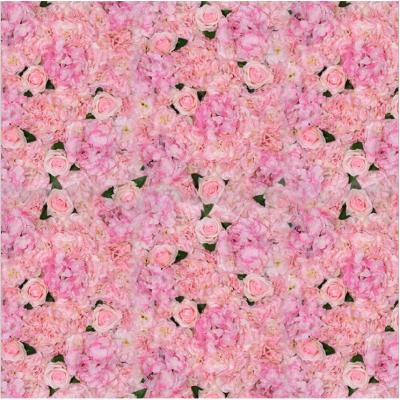 China Wedding Silk Artificial Rose Wall Wedding Decoration Mix Color Flower Wholesale for sale