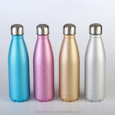 China Viable Pearl 500ml / 350ml Bottle Empty Sublimation Cola Power Finished , Color Pear Power for sale